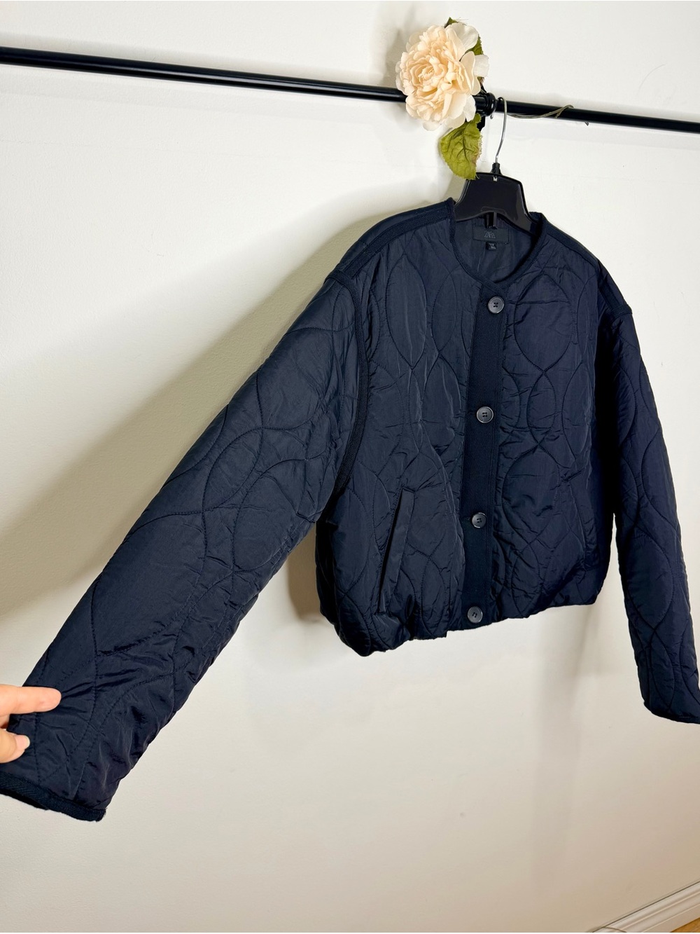 Zara Short Padded Jacket - Picture 4 of 11